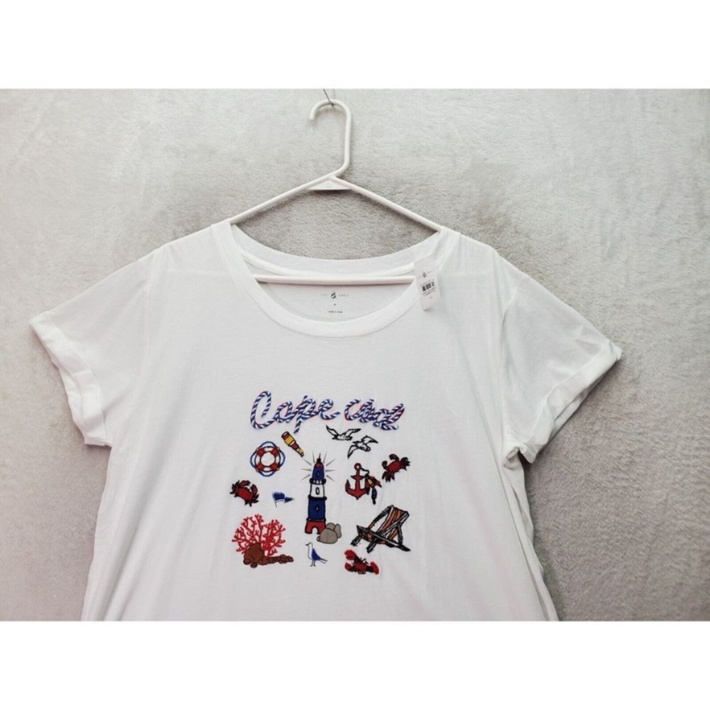 Lou & Grey White Cape Cod Graphic Tee